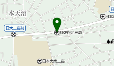 阿佐谷北三郵便局の地図画像