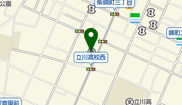 立川柴崎郵便局の地図画像