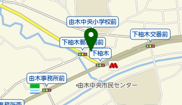 八王子由木郵便局の地図画像