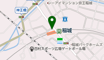 稲城駅前郵便局の地図画像