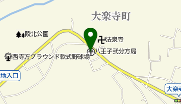 八王子弐分方郵便局の地図画像