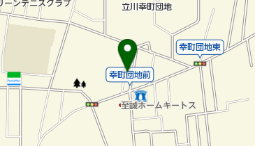 立川幸四郵便局の地図画像