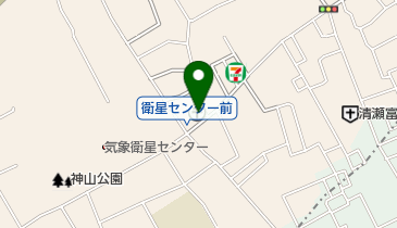 清瀬中清戸郵便局の地図画像