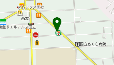 国立旭通郵便局の地図画像