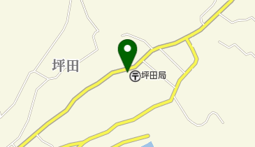 坪田郵便局の地図画像