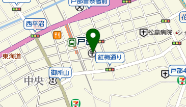 横浜戸部本町郵便局の地図画像