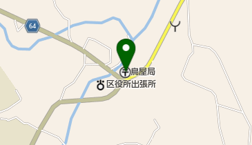 鳥屋郵便局の地図画像