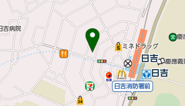 日吉郵便局の地図画像