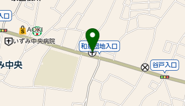 横浜中和田郵便局の地図画像