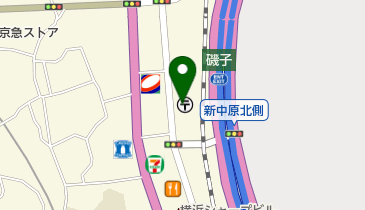磯子郵便局の地図画像