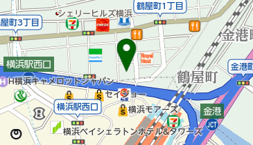 横浜鶴屋町郵便局の地図画像