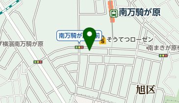 南万騎が原駅前郵便局の地図画像