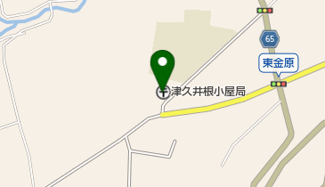 津久井根小屋郵便局の地図画像