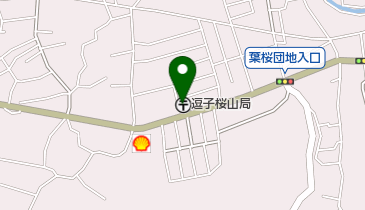 逗子桜山郵便局の地図画像