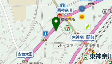 横浜西神奈川郵便局の地図画像