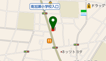 川崎南加瀬郵便局の地図画像