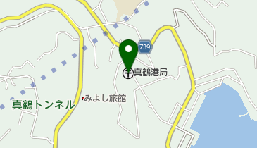 真鶴港郵便局の地図画像