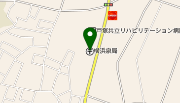 横浜泉郵便局 ゆうちょ銀行 横浜泉店の地図画像