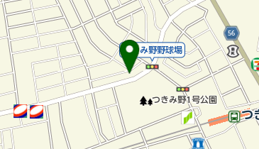 大和つきみ野郵便局の地図画像