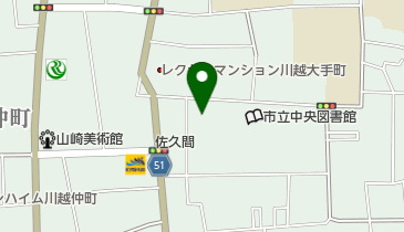 川越郵便局 ゆうちょ銀行 川越店の地図画像