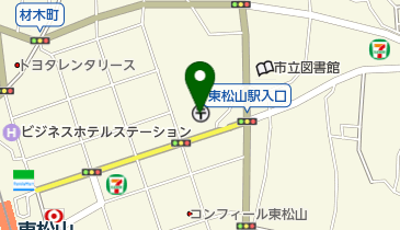 東松山郵便局の地図画像