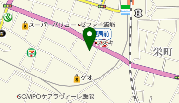 飯能郵便局の地図画像