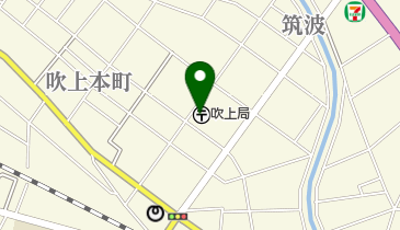 吹上郵便局の地図画像