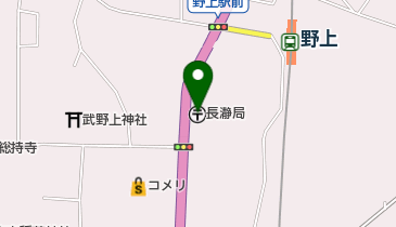 長瀞郵便局の地図画像