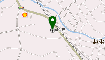 越生郵便局の地図画像