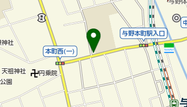 与野本町郵便局の地図画像