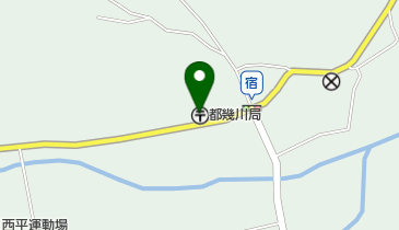 都幾川郵便局の地図画像