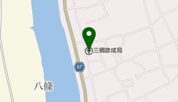 三郷彦成郵便局の地図画像