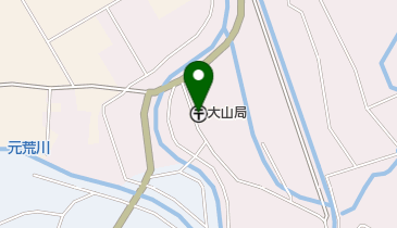 大山郵便局の地図画像