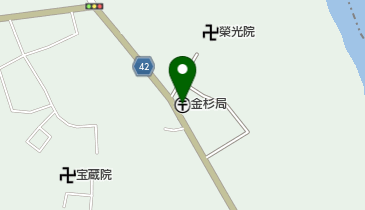 金杉郵便局の地図画像