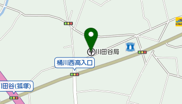 川田谷郵便局の地図画像