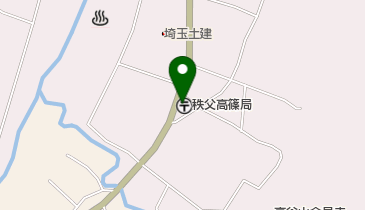 秩父高篠郵便局の地図画像