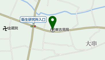 東吉見郵便局の地図画像