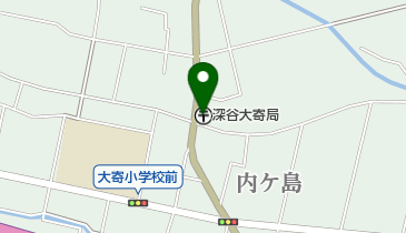 深谷大寄郵便局の地図画像