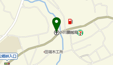 小川腰越郵便局の地図画像