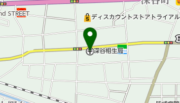 深谷相生郵便局の地図画像