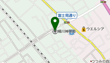 桶川神明郵便局の地図画像