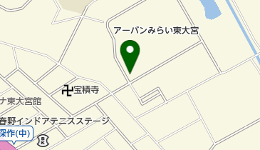 アーバンみらい東大宮内郵便局の地図画像