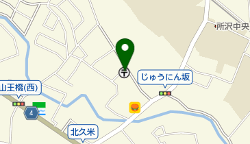 所沢久米郵便局の地図画像