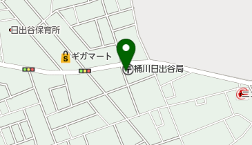 桶川日出谷郵便局の地図画像