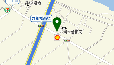 八潮木曽根郵便局の地図画像