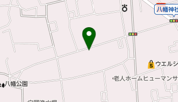 西白岡郵便局の地図画像