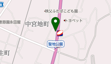 秩父中宮地郵便局の地図画像