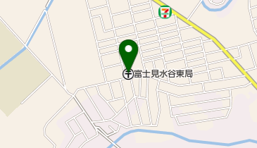 富士見水谷東郵便局の地図画像