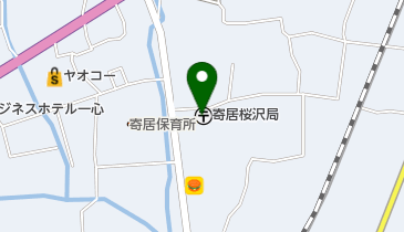 寄居桜沢郵便局の地図画像