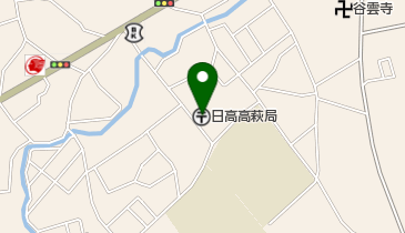 日高高萩郵便局の地図画像